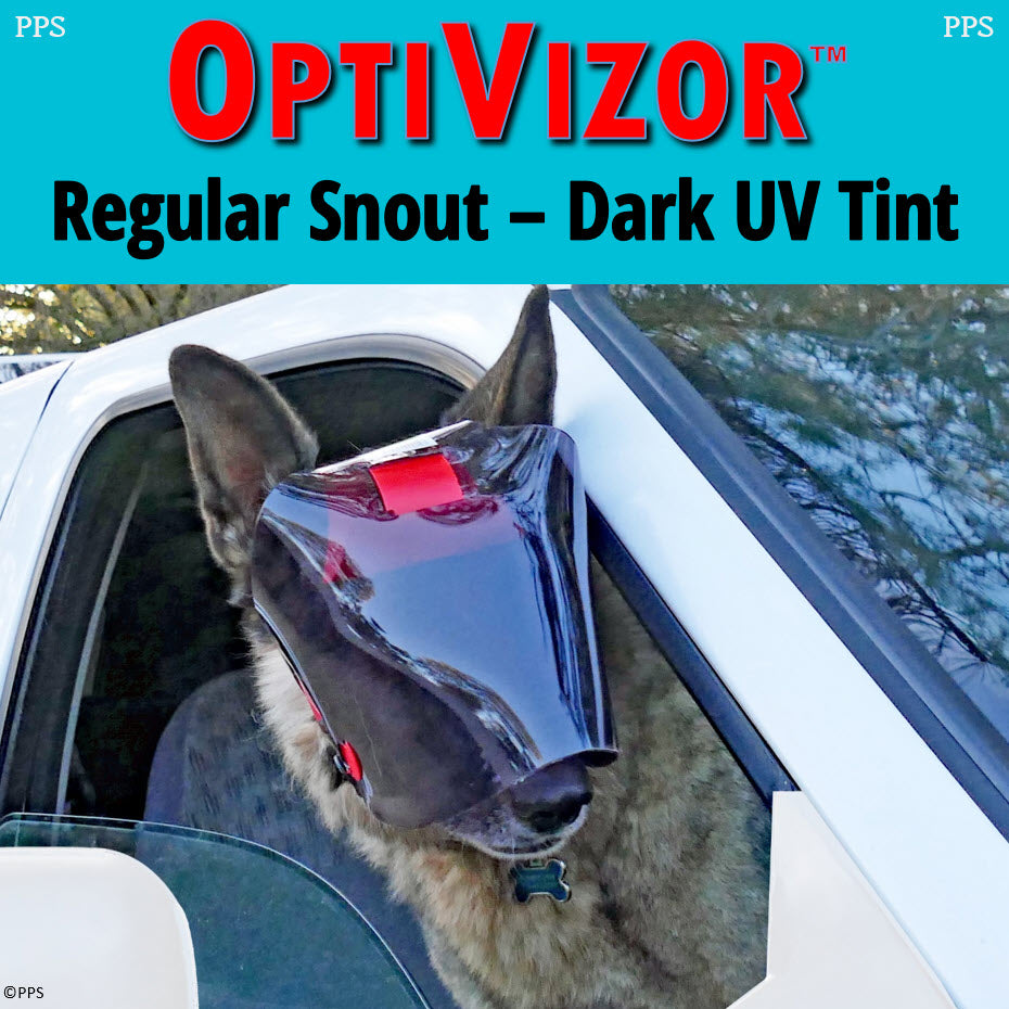 OptiVizor UV Eye and Face Protection for Dogs and Cats Dark Tint