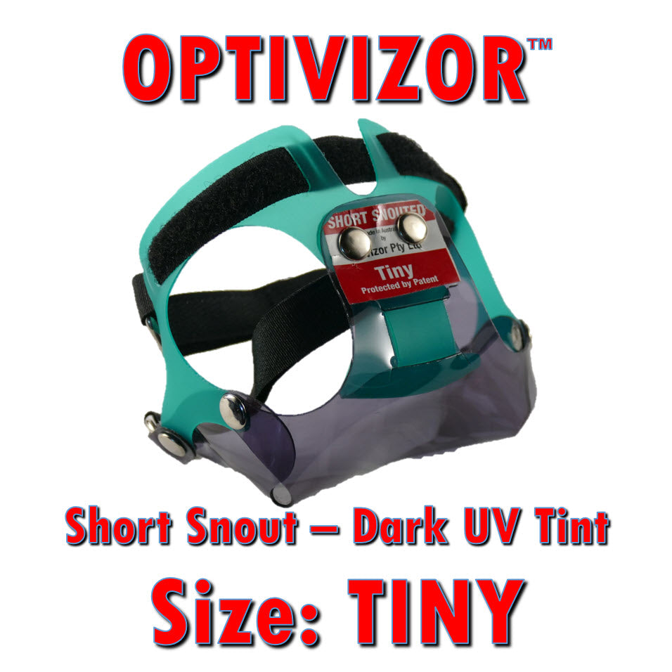 OptiVizor UV Eye and Face Protection for Dogs Dark Tint