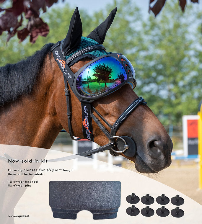 Replacement Lens Kit for eVysor - UV Horse Riding Goggles!
