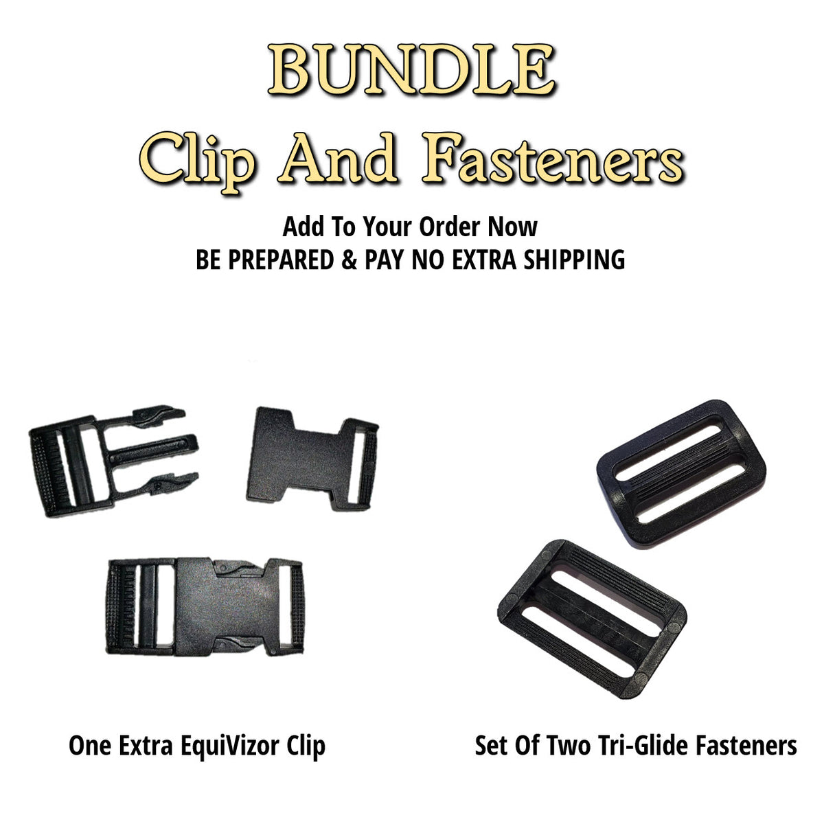 BUNDLE - Solar Vizor Clip and Fasteners