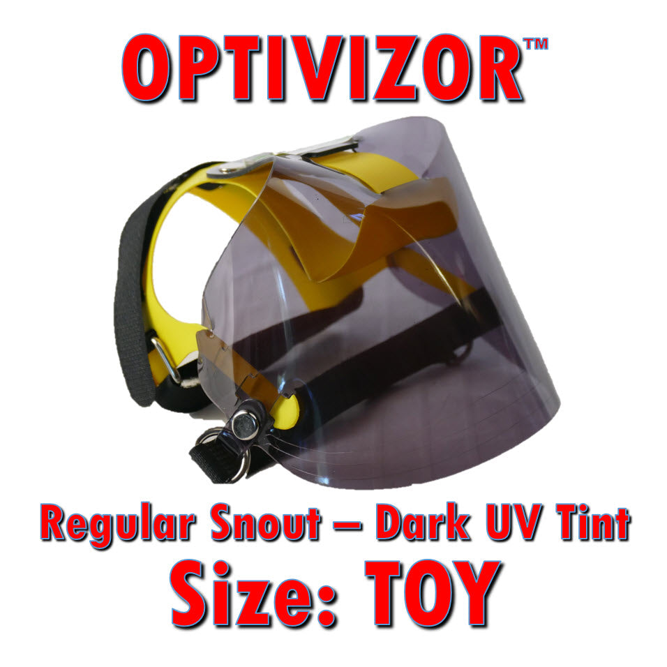 OptiVizor UV Eye and Face Protection for Dogs Dark Tint