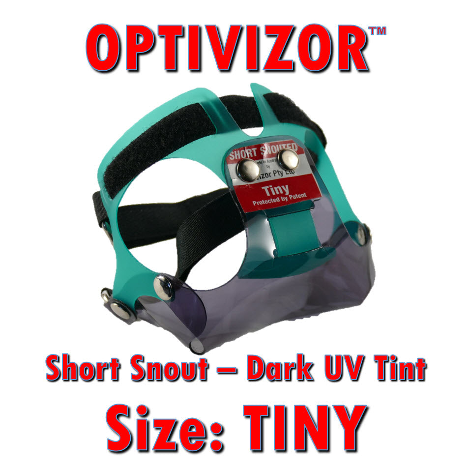 OptiVizor UV Eye and Face Protection for Dogs Dark Tint