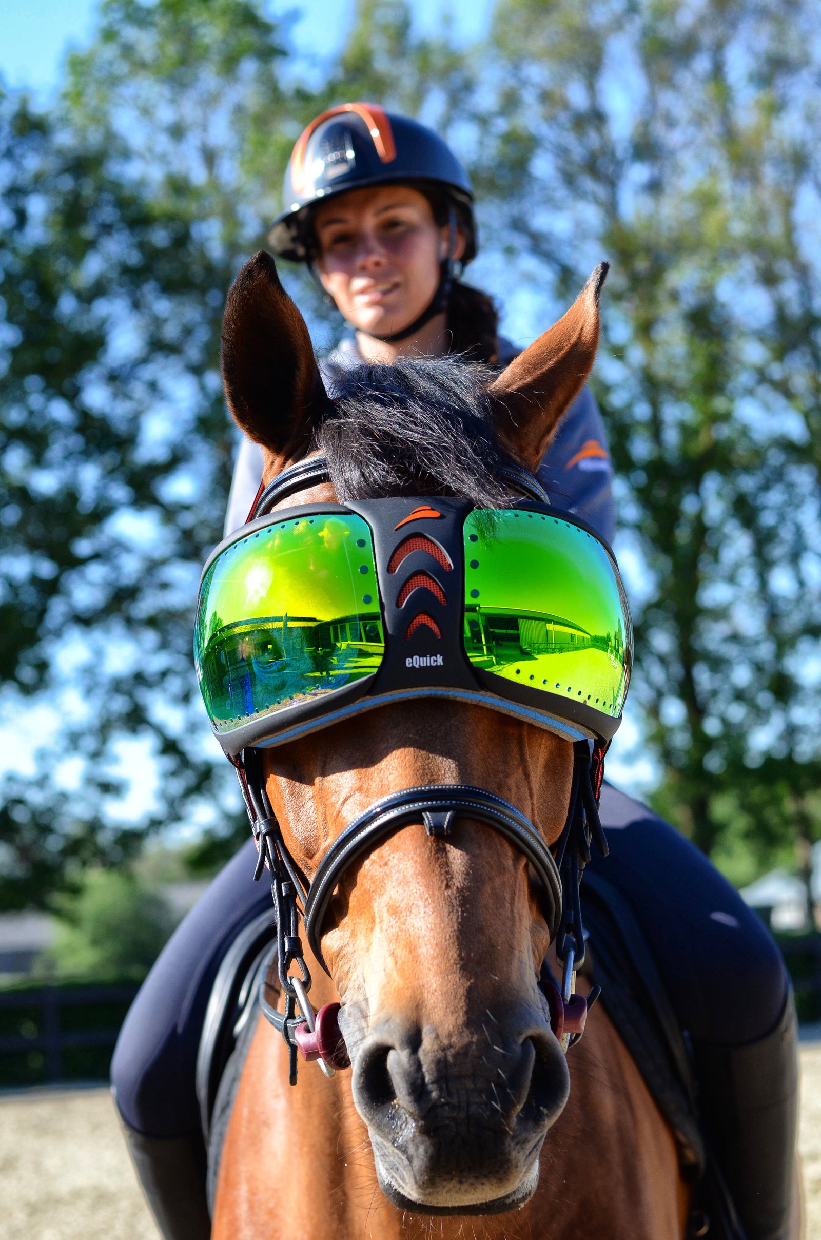 eVysor - UV Horse Riding Goggles!